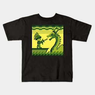 Hero and the sea serpent Kids T-Shirt